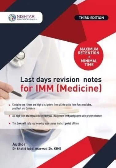 Last Days Revision Notes for IMM 3rd Edition PDF Free Download